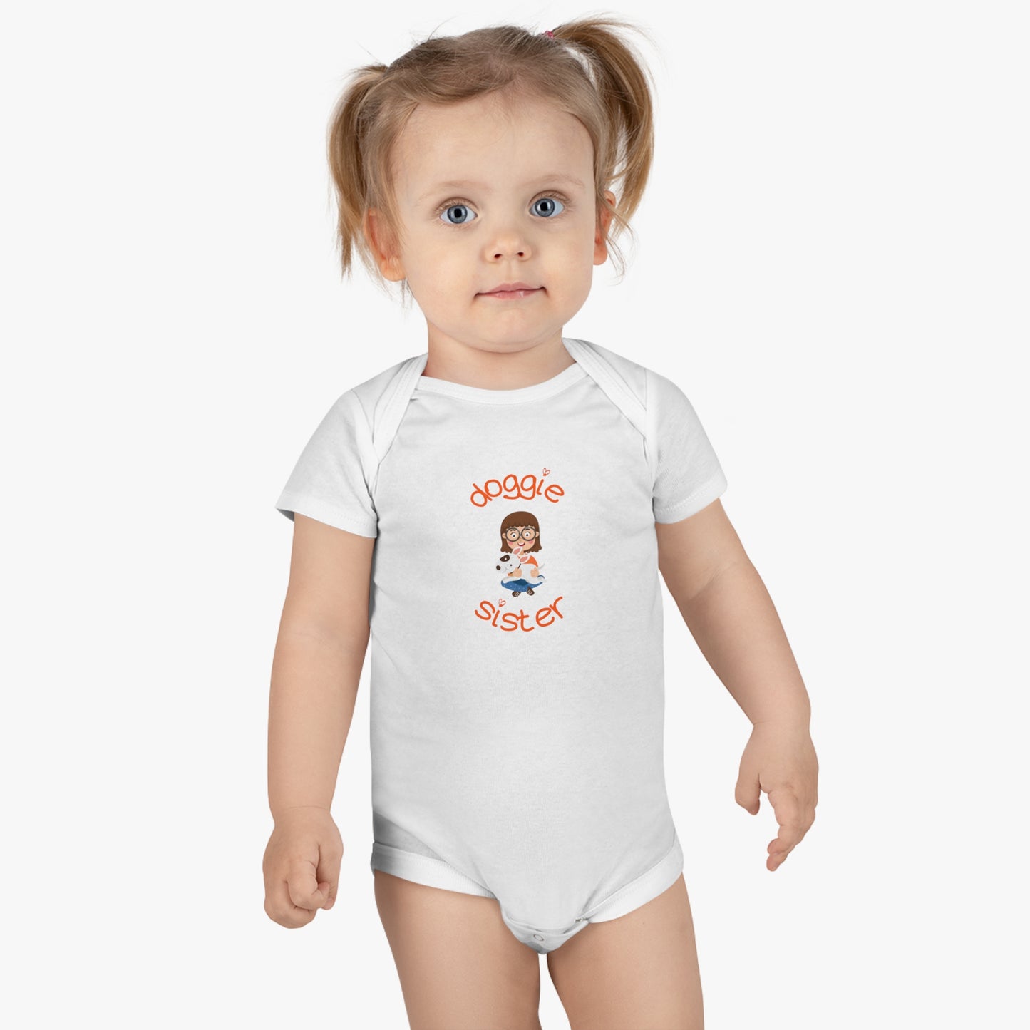 Doggie Sister - Onesie® Organic Baby Bodysuit