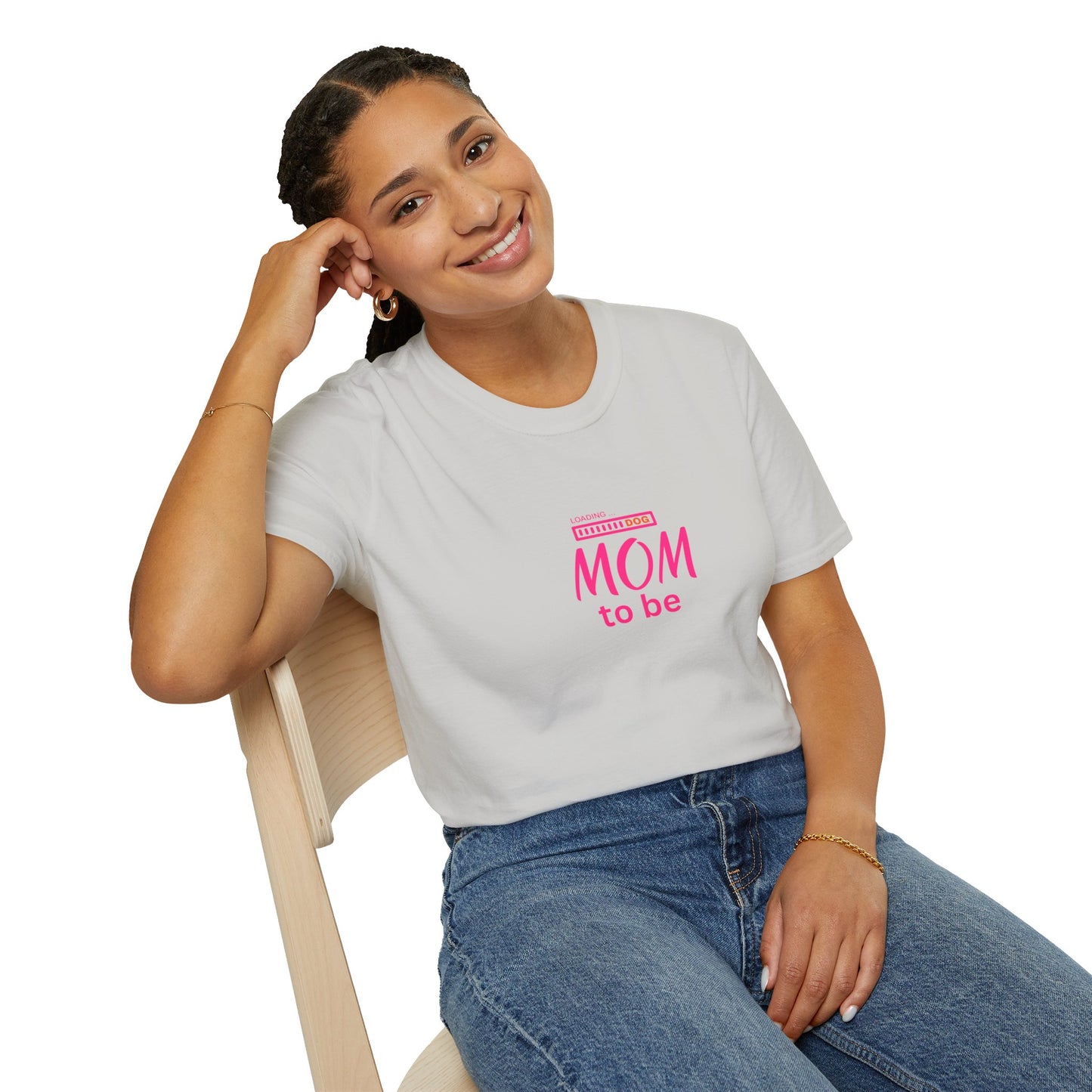 Dog Mom To Be - Unisex Softstyle T-Shirt