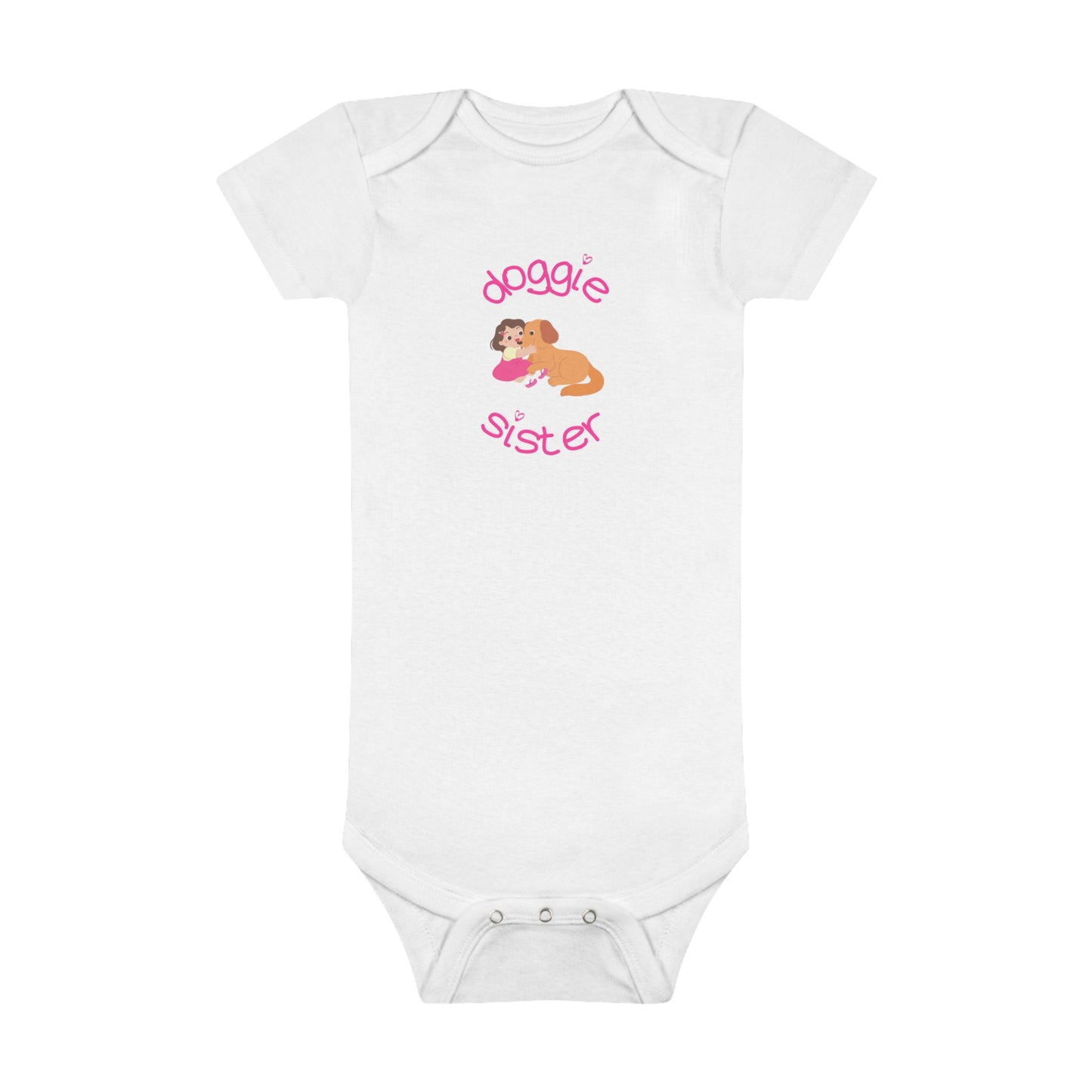 Doggie Sister - Onesie® Organic Baby Bodysuit