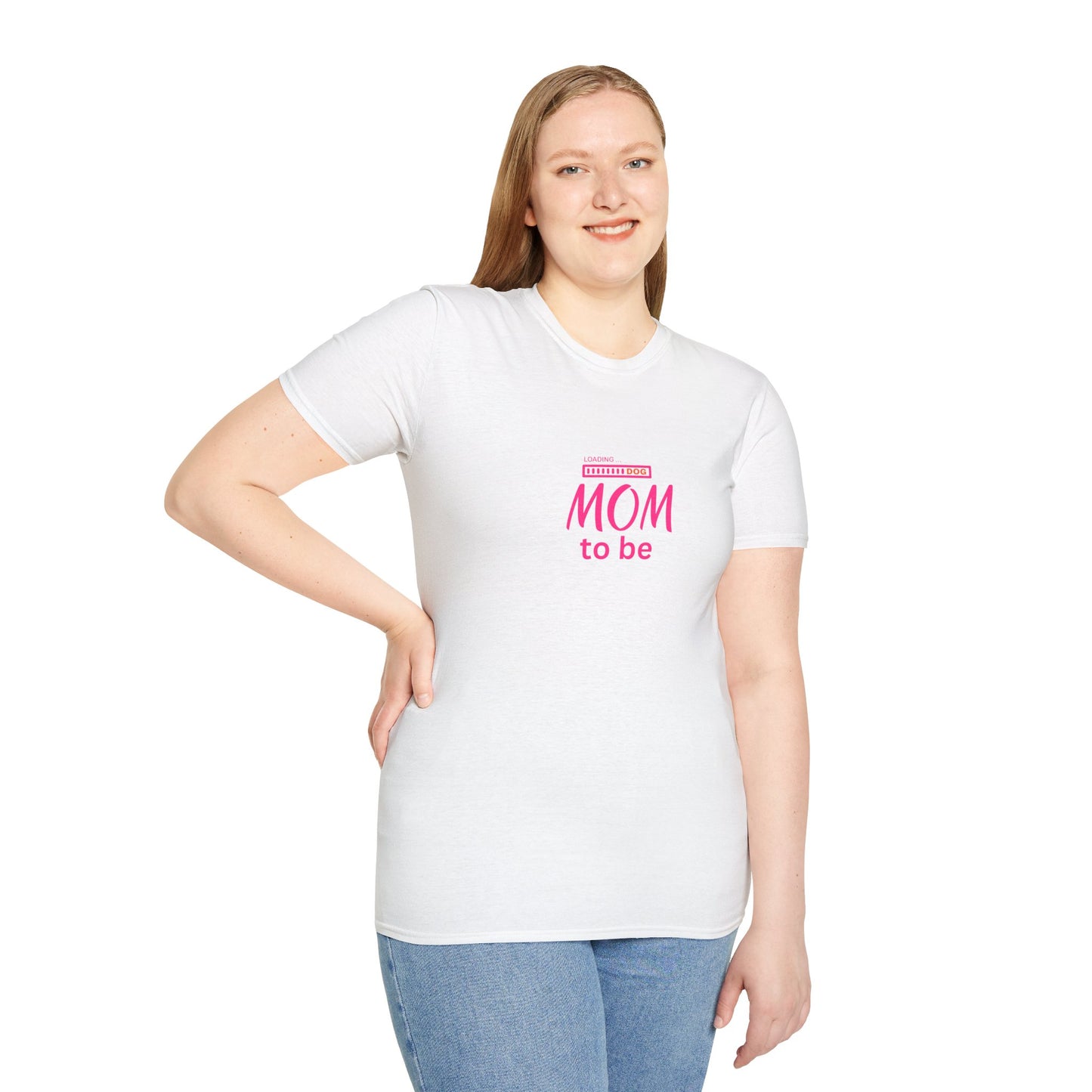 Dog Mom To Be - Unisex Softstyle T-Shirt