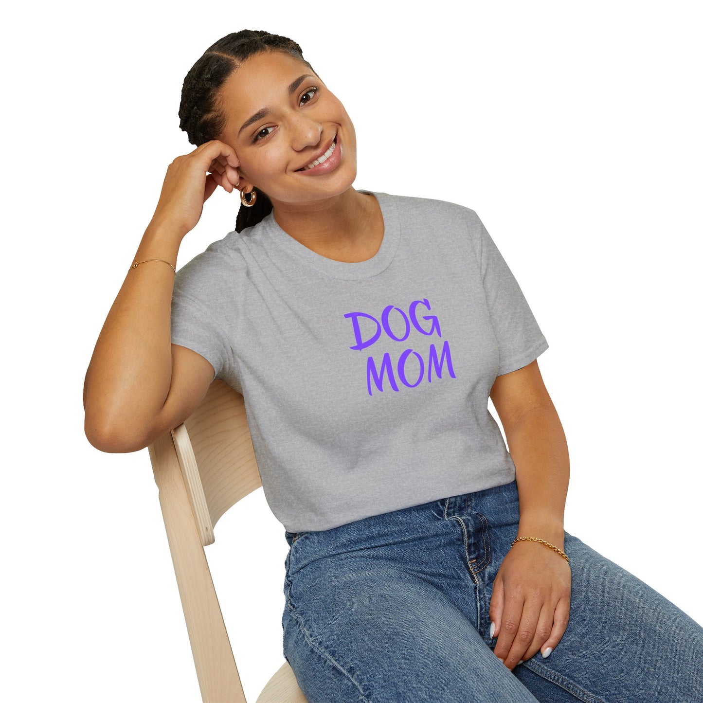 Dog Mom - Unisex Softstyle T-Shirt
