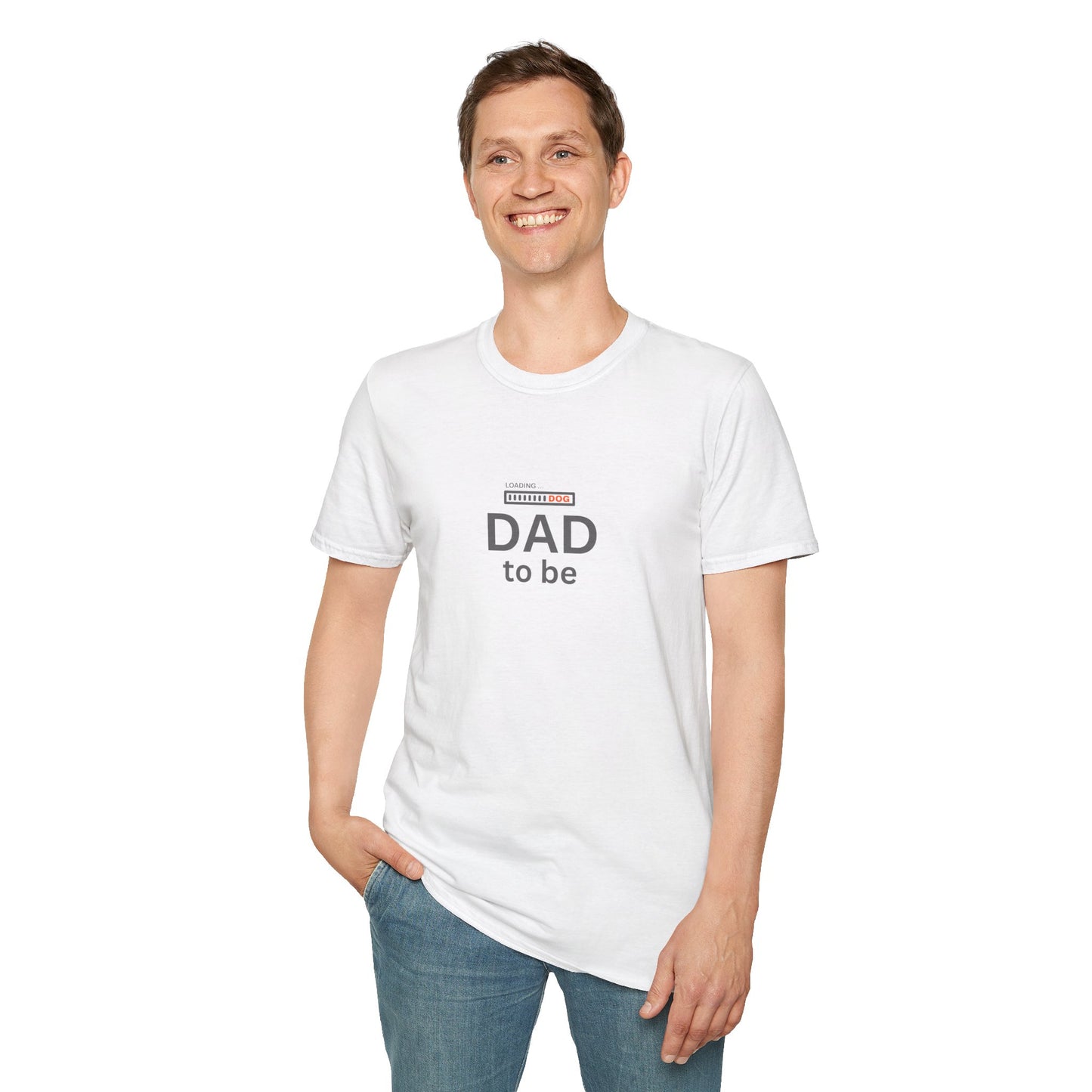 Dog Dad To Be - Unisex Softstyle T-Shirt
