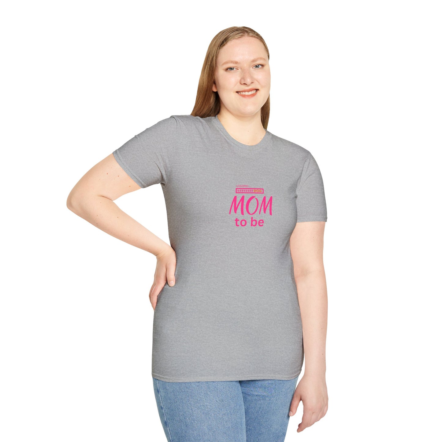 Dog Mom To Be - Unisex Softstyle T-Shirt
