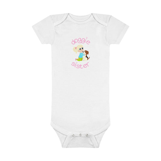 Doggie Sister - Onesie® Organic Baby Bodysuit