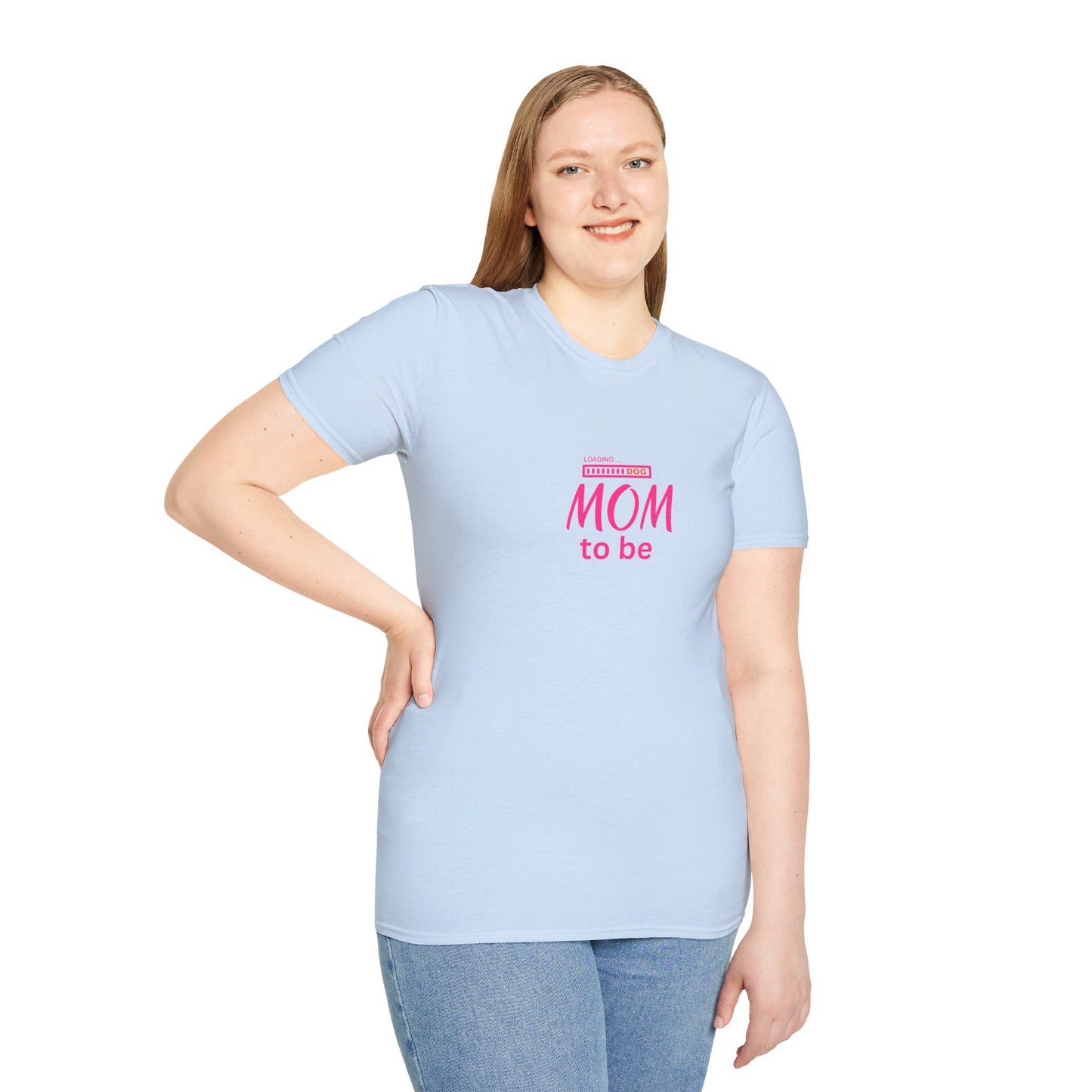 Dog Mom To Be - Unisex Softstyle T-Shirt