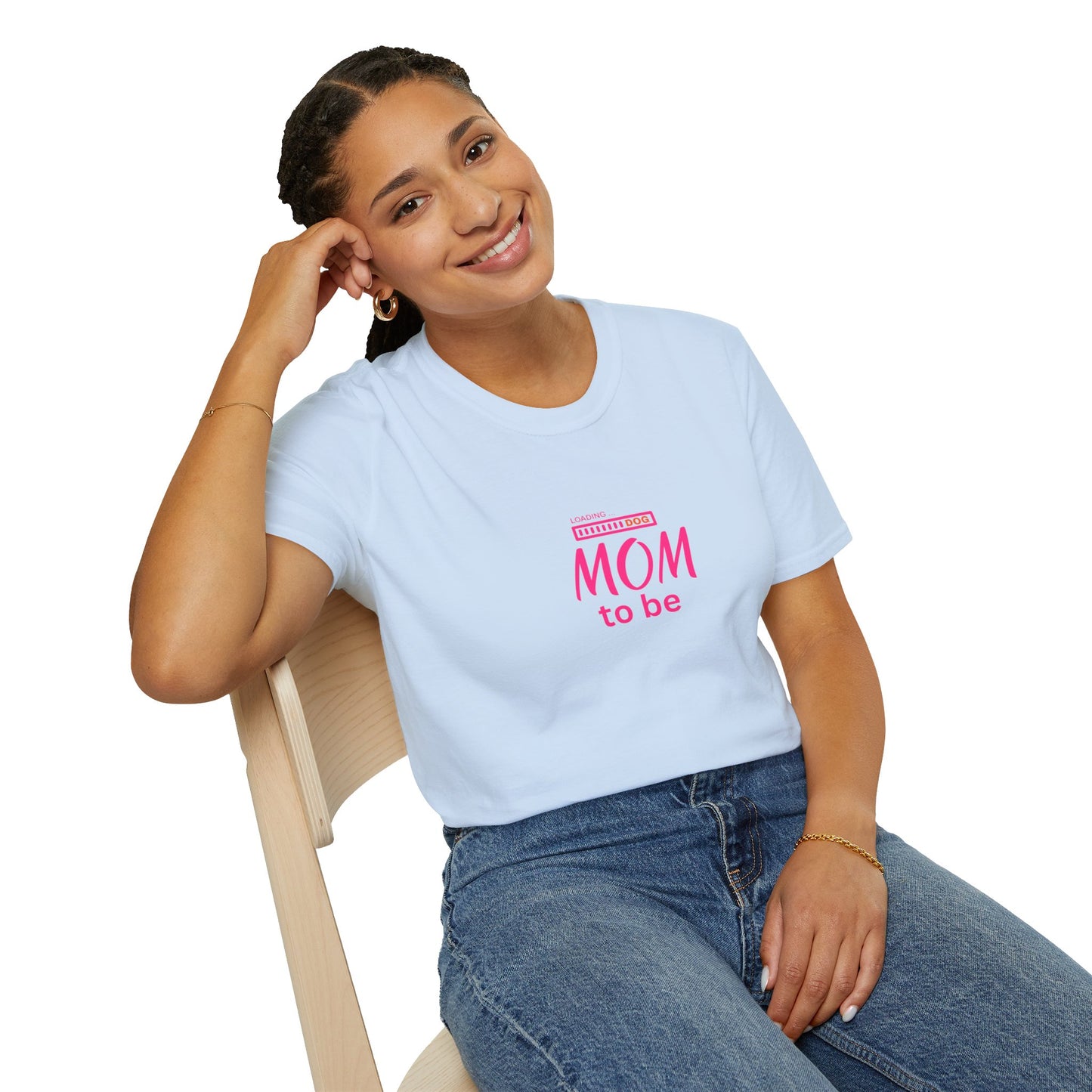 Dog Mom To Be - Unisex Softstyle T-Shirt