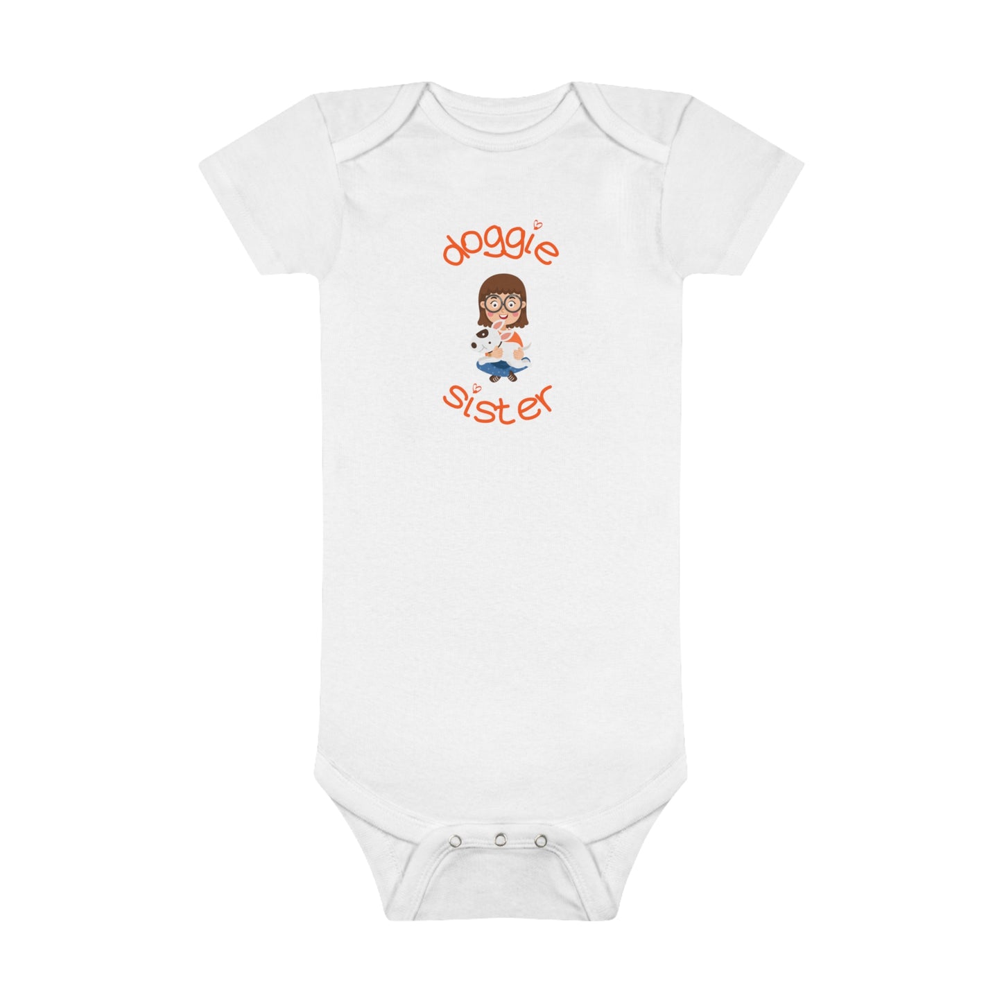 Doggie Sister - Onesie® Organic Baby Bodysuit