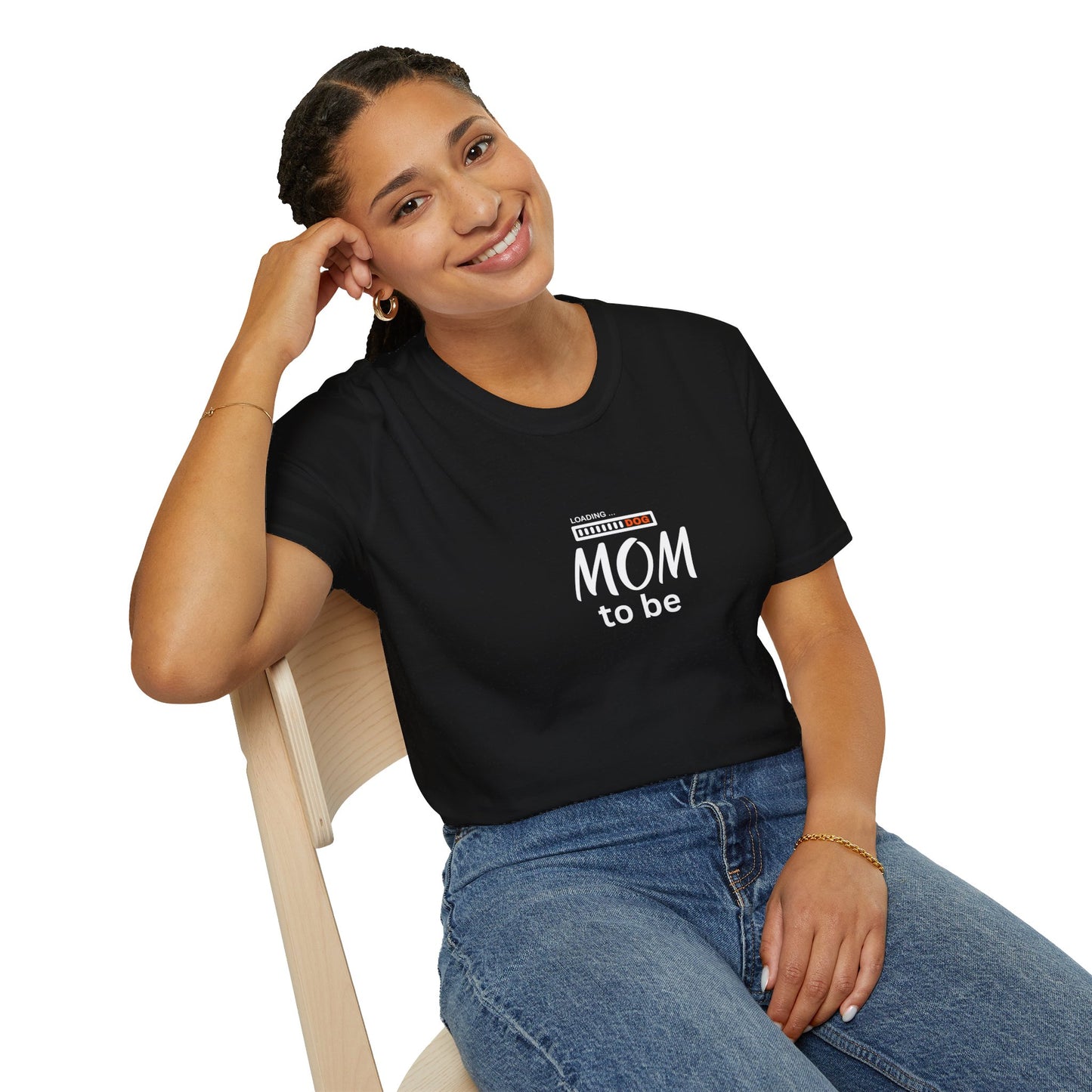 Dog Mom To Be - Unisex Softstyle T-Shirt