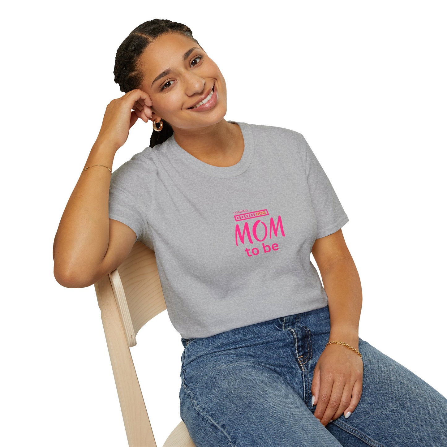 Dog Mom To Be - Unisex Softstyle T-Shirt